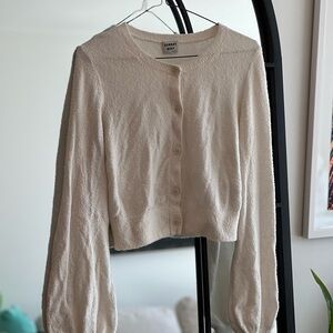 Sunday Best Cream Cardigan Sweater